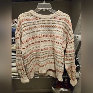 American Eagle, knit sweater, like new, medium, multi color